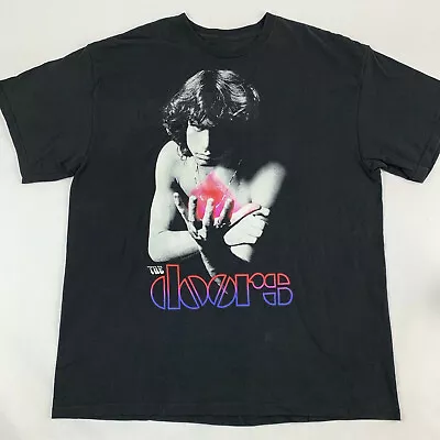 The Doors Vtg Jim Morrison Shirt Short Sleeve Black Unisex Men S-234XL • $16.99