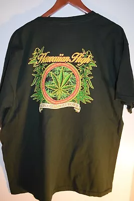 Marijuana Vtg T Shirt Kona Gold Maui Wowie Hawaiian High Men's XL • $21