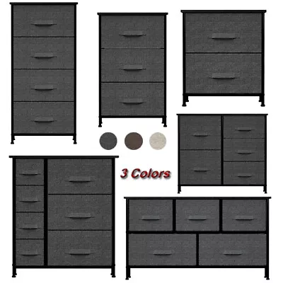 2 3 5 7 Drawers Dresser Fabric Chest Of Drawers Storage Tower For Living Room • $51.59