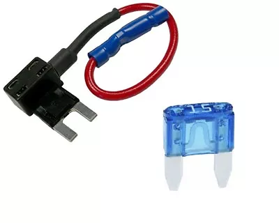 Mini ATM FUSE PLUG Add A Circuit Fuse Block Extension For ATM Mini Fuse+15A Fuse • $6.99