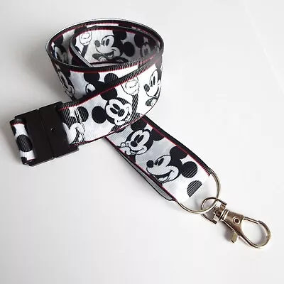 Mickey Mouse - Handmade Ribbon Lanyard/ Key Chain/ ID Holder/ Gift • £5