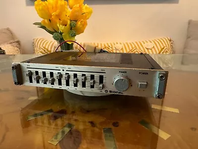 Vintage Old School Signal Car Equalizer - Signal GP-2000L • $91.11