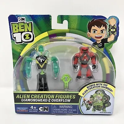 Ben 10 Alien Creation Figures Diamondhead & Overflow Mini Figures • $28