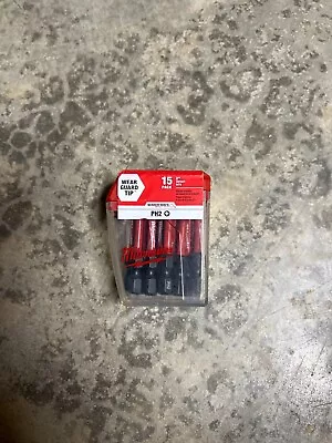 #2 Philips Shockwave 2 In. Impact Duty Steel Driver Bits (15-Pack) • $14.95