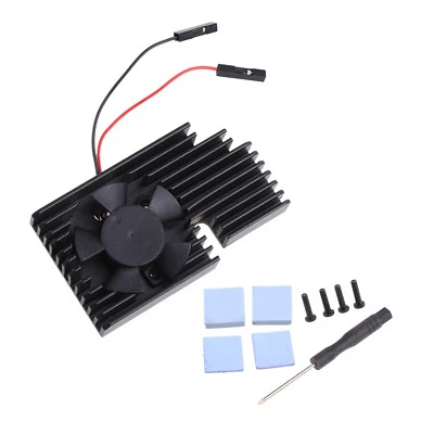$12.54 • Buy CNC Extreme Cooling Fan Heatsink Kit For Raspberry Pi 4B / 3B+ / 3B Plus / 3B