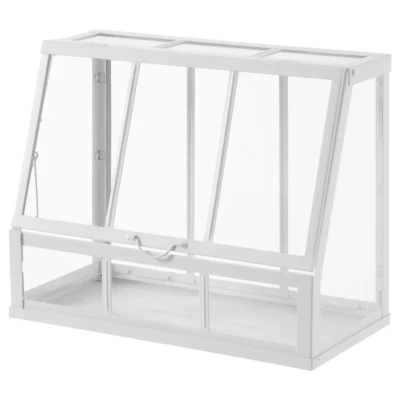 £31.99 • Buy ÅKERBÄR Greenhouse Frame Included Rod InOutdoor Small Plants Herbs White 45cm