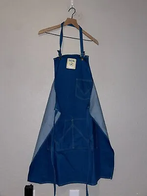 1970s Vintage Standard Terry Mills Denim Apron Blue NEW VTG 70s VTG OS • $30