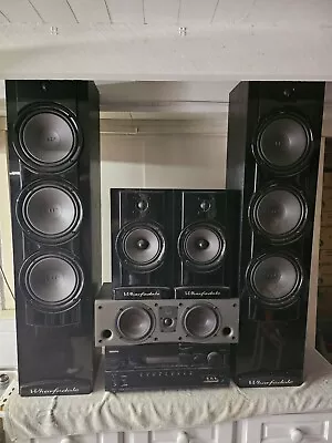 4 Wharfedale Speakers Deli Centre Speaker And Onkyo Amp  • $800