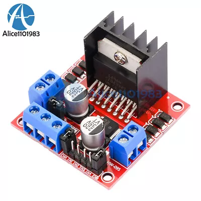 Dual H Bridge DC Stepper Motor Drive Controller Board Module L298N For Arduino • $1.49