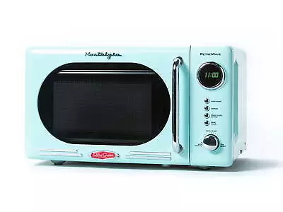 Retro Microwave For Countertop 0.7 Cu Ft Vintage Microwave Aqua • $165