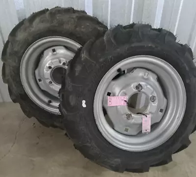 2 NEW Titan R1 Front Agriculture Tractor Tires 6.0 12 / 6.0-12 On 12  Rims • $650