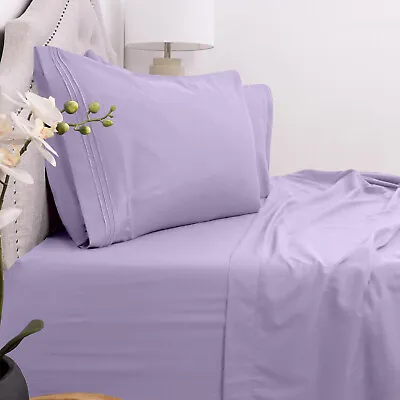 Sweet Home Collection 1800 Count 4 Piece Bed Sheet Set Deep Pocket Microfiber • $25.99