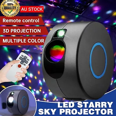 3D LED Starry Sky Star Projector Nebula Night Light Lamp Baby Room Galaxy Party • $85.99