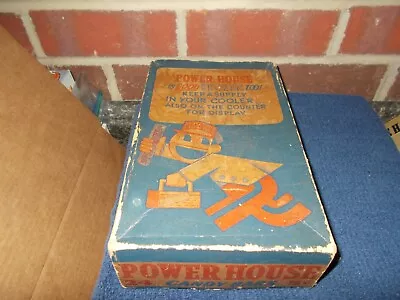 Vintage Advertising Power House Candy Bar - Country Store Display 1950's Or 60's • $65