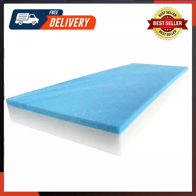 6 X 24 X 72 Cool Gel Memory Foam Bench Cushion Replacement Medium Firm • $155.56