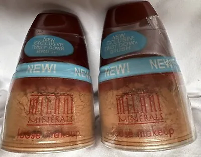 LOT Of 2 Milani Cosmetics - Minerals Loose Makeup #06 Natural Tan - NEW & SEALED • $15.95