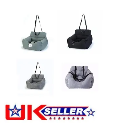 Dog Car Seat Travel Carrier Bag Bed Pet Cat Puppy Safety Kennel Protect Cushion • £31