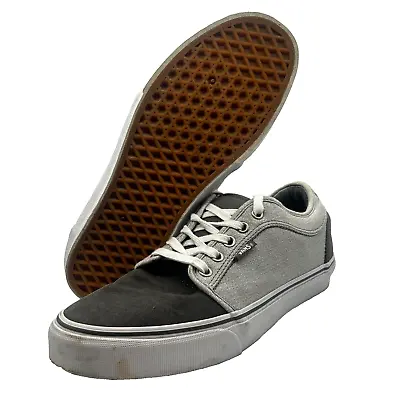 Vans Men's Chukka Low Casual Canvas Shoes Sneakers Grey Size 9 • $55.24