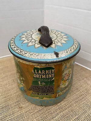 $24.87 • Buy Collectors Vintage Tin From Ireland Which Held Chocolate & Fancy Filled Candies