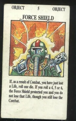 £2 • Buy Force Shield Timescape Card Talisman 2nd Edition Games Workshop