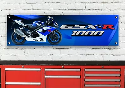 Br222b Suzuki Gsxr1000 K5 K6 Garage Workshop Banner Sign • $41.91