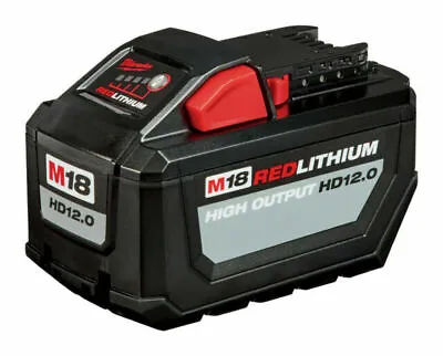 Genuine Milwaukee 48-11-1812 M18 REDLITHIUM High Output HD 12.0 Battery Pack • $184.99