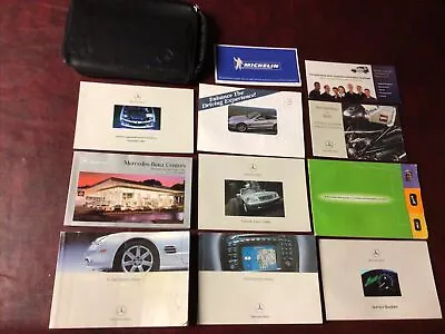 2003 03 Mercedes 500 & 55 Amg Sl Orig Owners Manual Books Nav Guide Case All • $114.75