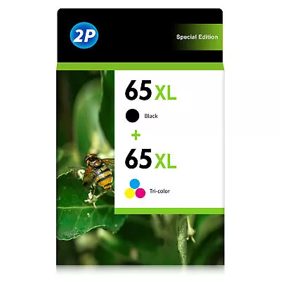 65 XL 65XL Black Color Ink Cartridge For HP ENVY 5010 5052 5055 Deskjet 2600 LOT • $15.09