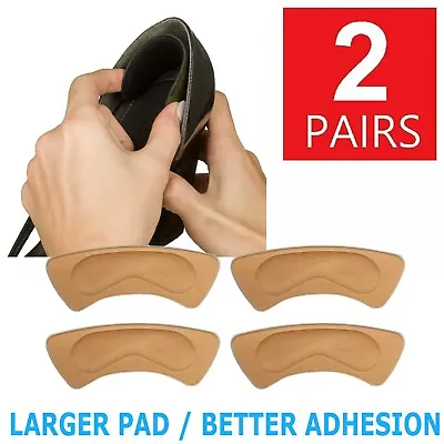 2Pairs High Heel Liner Grip Cushion Protector Foot Shoe Insole Pad Silicone Gel • $3.49