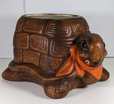 Vintage California Originals Tortoise Turtle Cookie Jar Fun Colorful  • $65
