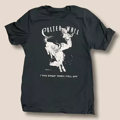 Colter Wall Singing Cowboy Shirt Classic Black Unisex Size S-5XL • $16.99