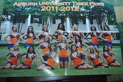 Auburn Tigers Paws 2011/12 Cheer & Dance Team Poster • $8