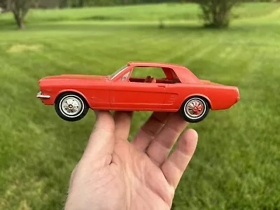 Vintage AMT 1966 289 Ford Mustang Coupe Red Dealer Promo Model Car 1/25 Scale • $45
