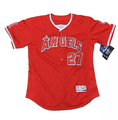 Majestic Athletic Men's Mike Trout Los Angeles Angels Baseball  Jersey XL • $49.99