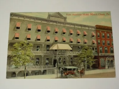 Vintage Postcard New American Hotel Mauch Chunk PA Pennsylvania *USED* • $7