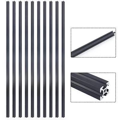 10Pack 2020 Aluminum T-Slot Aluminum Extrusion-1000mm 20mm CNC 3D Printer Black • $74