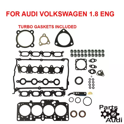 $43 • Buy Audi VW 1.8T Turbo 20V Engine Cylinder Head Gasket Set With Turbocharger Gaskets