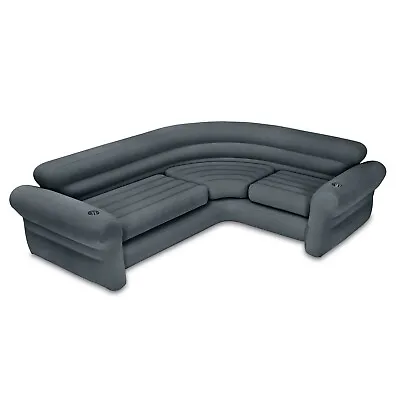 Intex Inflatable Corner Couch Sectional Sofa W/ Cupholders (4 Pack) • £632.23