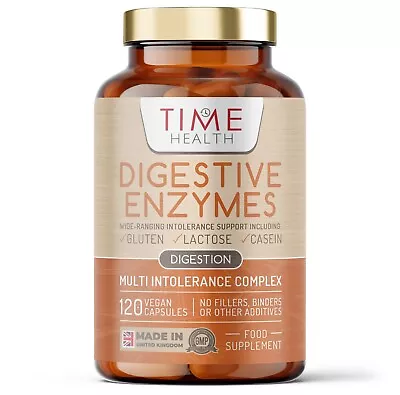 Digestive Enzymes - Multi Intolerance Complex - 120 Capsules • £25.99