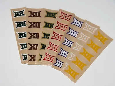 BIG 12 Football Helmet Decals - Qty Three (3) 1  Mini Size Decals • $6.99