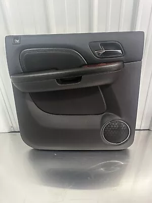 07-14 Escalade Esv Ext Yukon Xl Suburban Driver Rear Door Trim Panel Left Lh Blk • $159