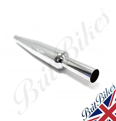 Universal Bsa Style Dbd 34 Goldstar Motorbike Exhaust Silencer Cafe Racer Custom • £89