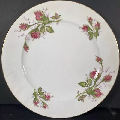 Royal Crafts Fine China Moss Rose 10” Mid Century Modern Dinner Plate Japanese • $21.99