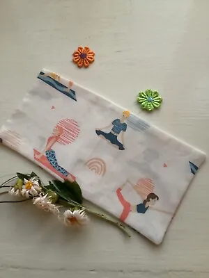 Yoga Eye Pillow Lavender Filled Postures Meditation Relaxation Peach White Mint • £6.75