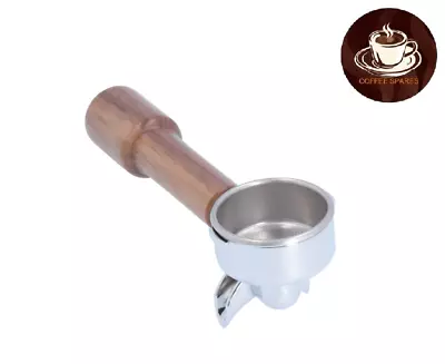 2 Cup PORTAFILTER WALNUT Handle Fits La PAVONI Europiccola Professional 54mm. • $105