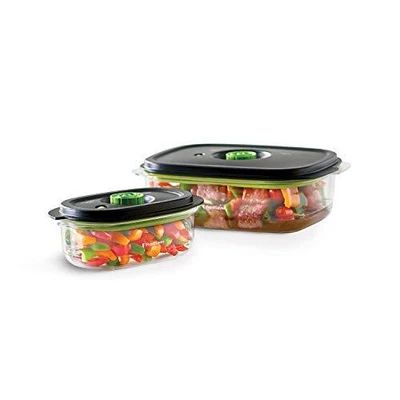 $48.09 • Buy 2116382 Preserve & Marinate Vacuum -Containers1- 3 Cup And 1- 10 Cup Clear Co...