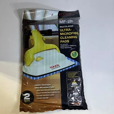 NEW! HAAN MF-2P Multilayer Ultra Microfiber Cleaning Pads 2pk Mop Sweep Blue • $22.99