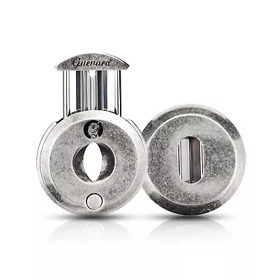 $22.79 • Buy Luxury Round Cigar Cutter Sharp V-Cut Stainless Steel Scissors Guillotine Cut
