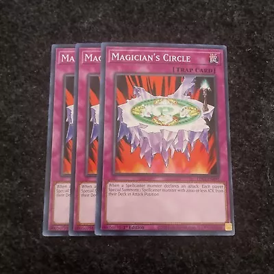 Yugioh! X3 Magician’s Circle LDS3-EN097 Common 1st Ed 3x Yu-gi-oh! FAST SHIP • $1.75