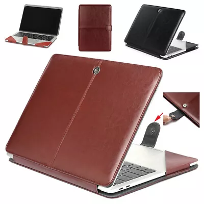 Protector Case For MacBook Air Pro 11 12 13.3 14 15 16 Inch Laptop Leather Cover • £14.27